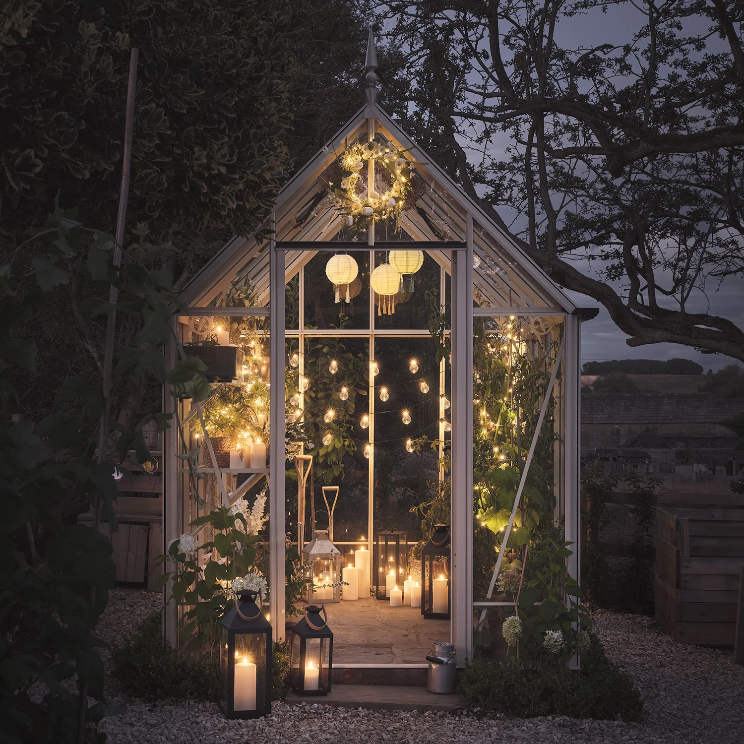 20 Warm White Carnival Plug In Festoon Lights - Image 2