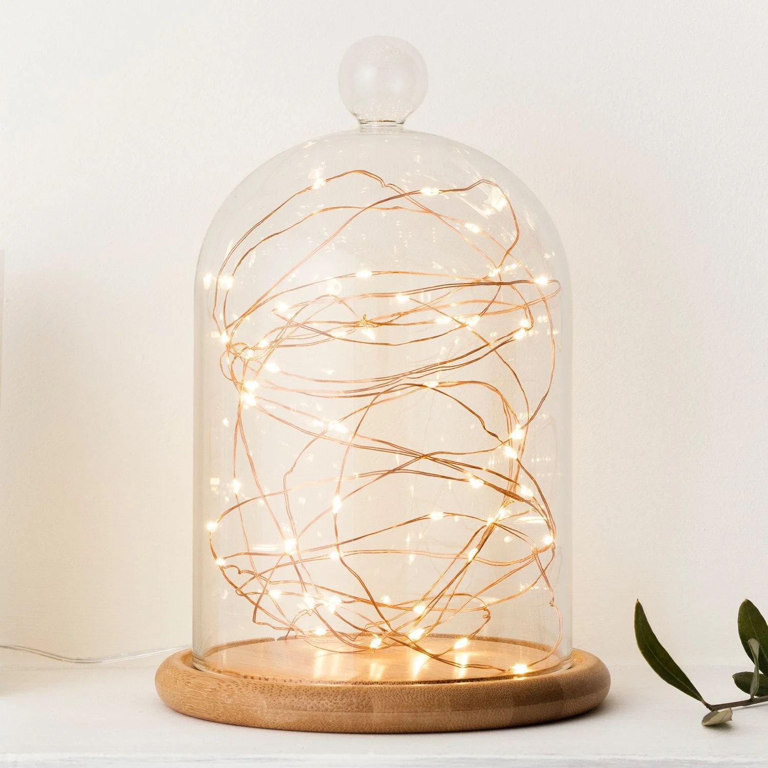 50 Warm White LED Copper Outdoor Micro Fairy Lights - Image 9