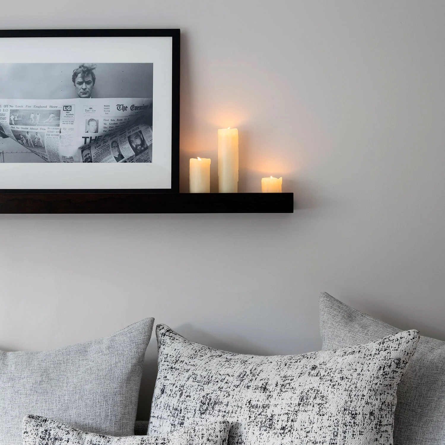 6 Slim LED Battery Candles With Dripping Wax - Image 3