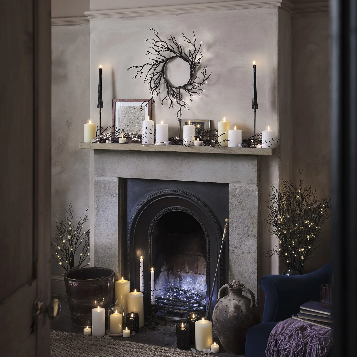 70cm Halloween LED Twig Tree - Image 5