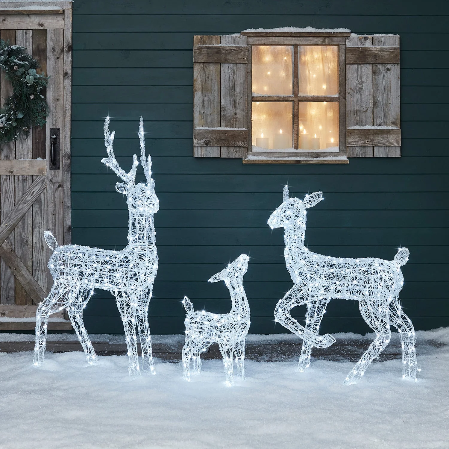 Swinsty Acrylic Light Up Reindeer Family 24v - Image 3