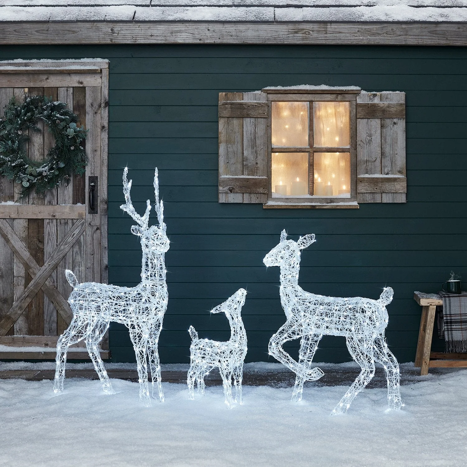 Swinsty Acrylic Light Up Reindeer Family 24v - Image 7