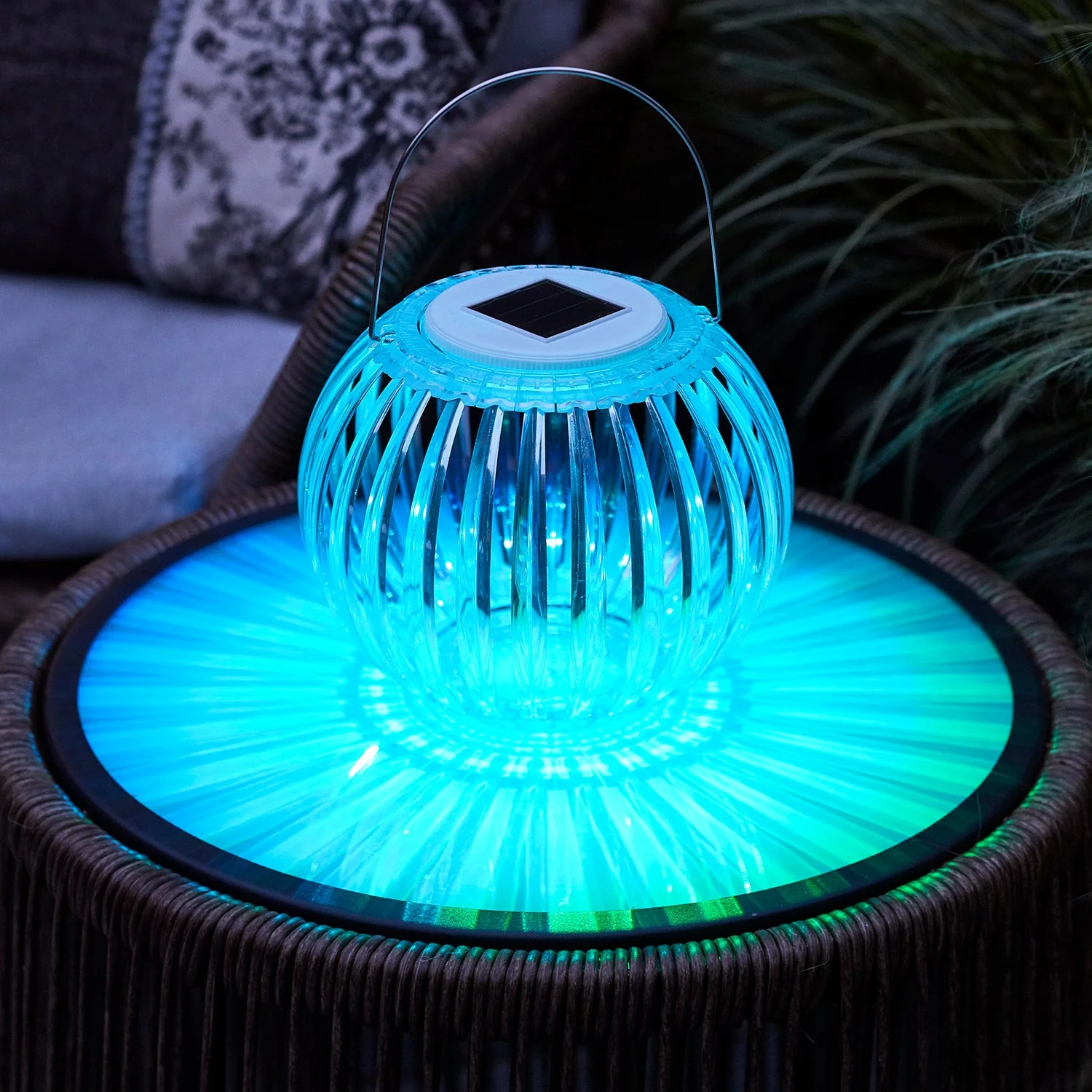 Colour Changing Solar Hanging Lantern - Image 2