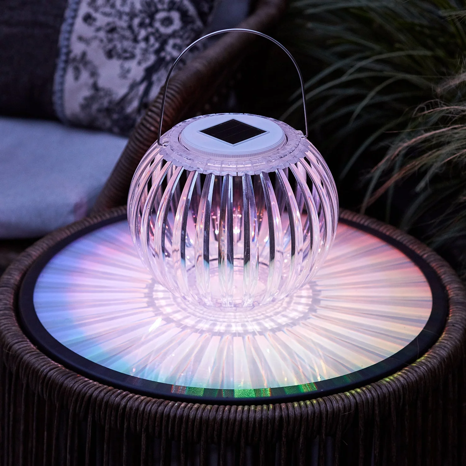Colour Changing Solar Hanging Lantern - Image 3