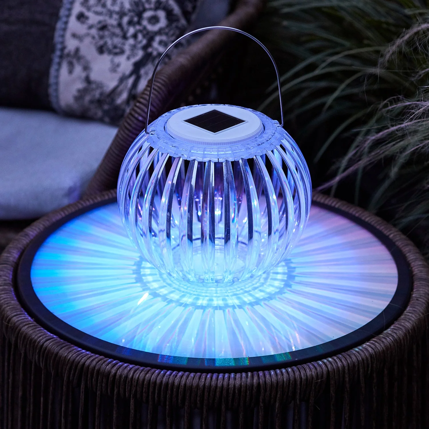 Colour Changing Solar Hanging Lantern - Image 7