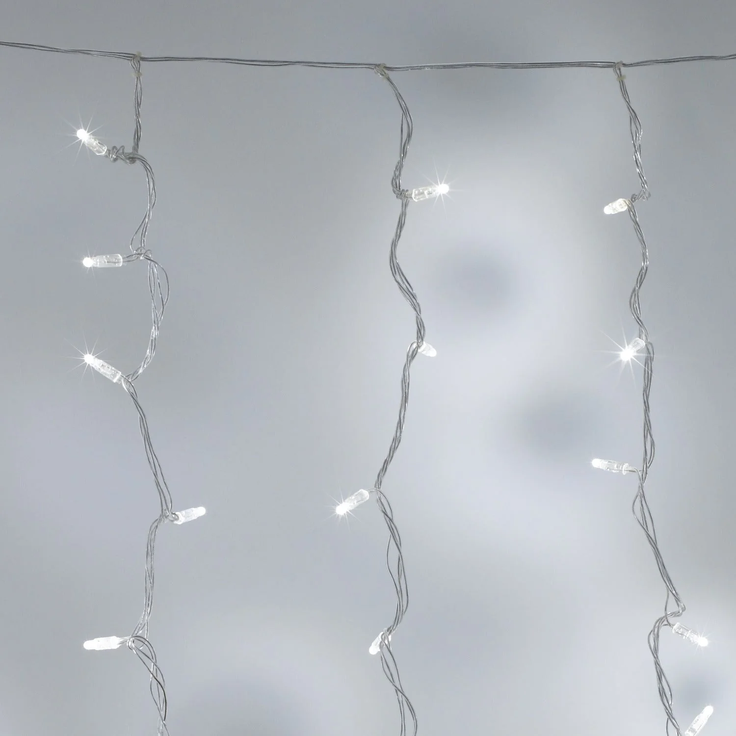 Core Connect 18m x 1m 864 White Connectable Curtain Lights Clear Cable - Image 2