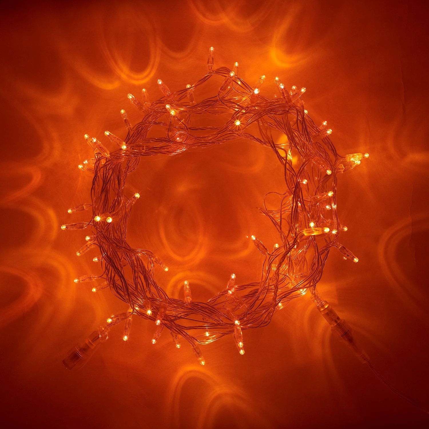 Core Connect 20m 200 Amber Connectable Fairy Lights Clear Cable - Image 2