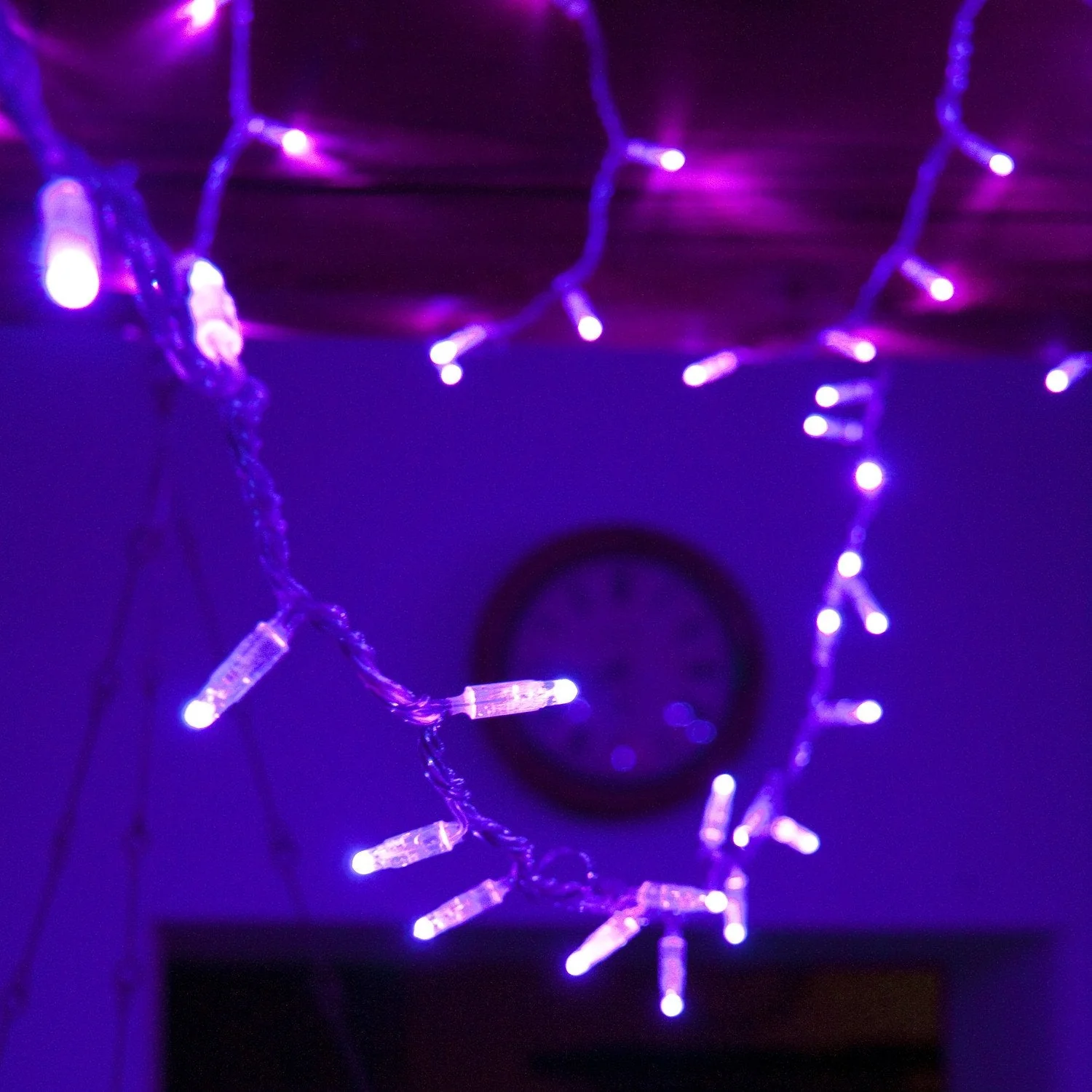 Core Connect 60m 600 Purple Connectable Fairy Lights Clear Cable - Image 4