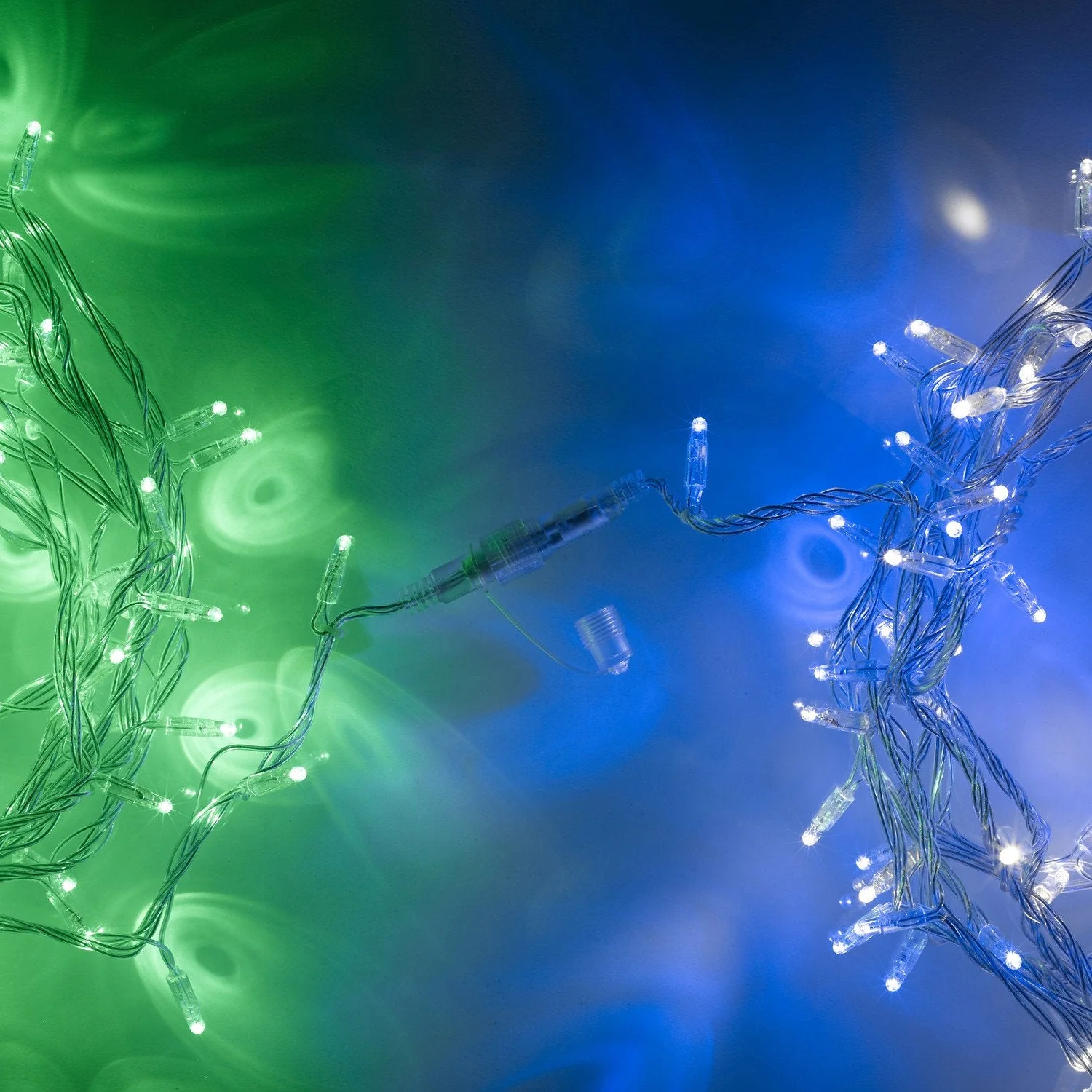 Core Connect 80m 800 Blue & White Connectable Fairy Lights Clear Cable - Image 3