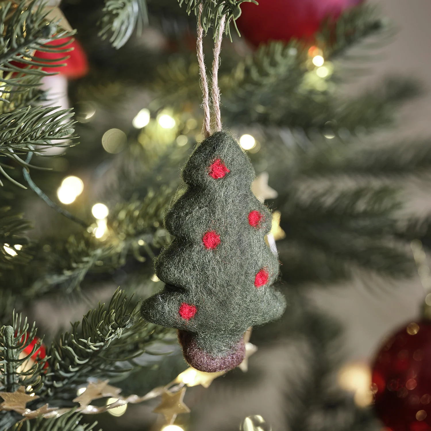 Felt Twig Tree & Winter Woodland Felt Hanging Decorations Bundle - Image 4
