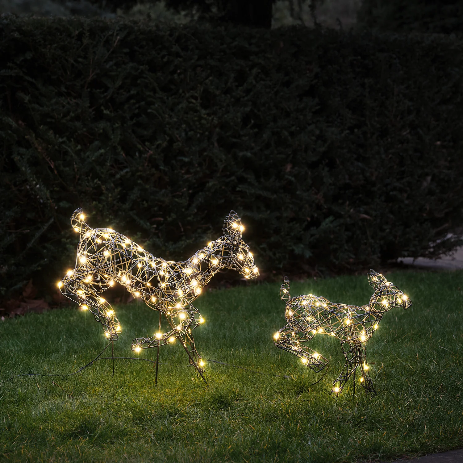 Harlow Leaping Light Up Reindeer Family - Image 7