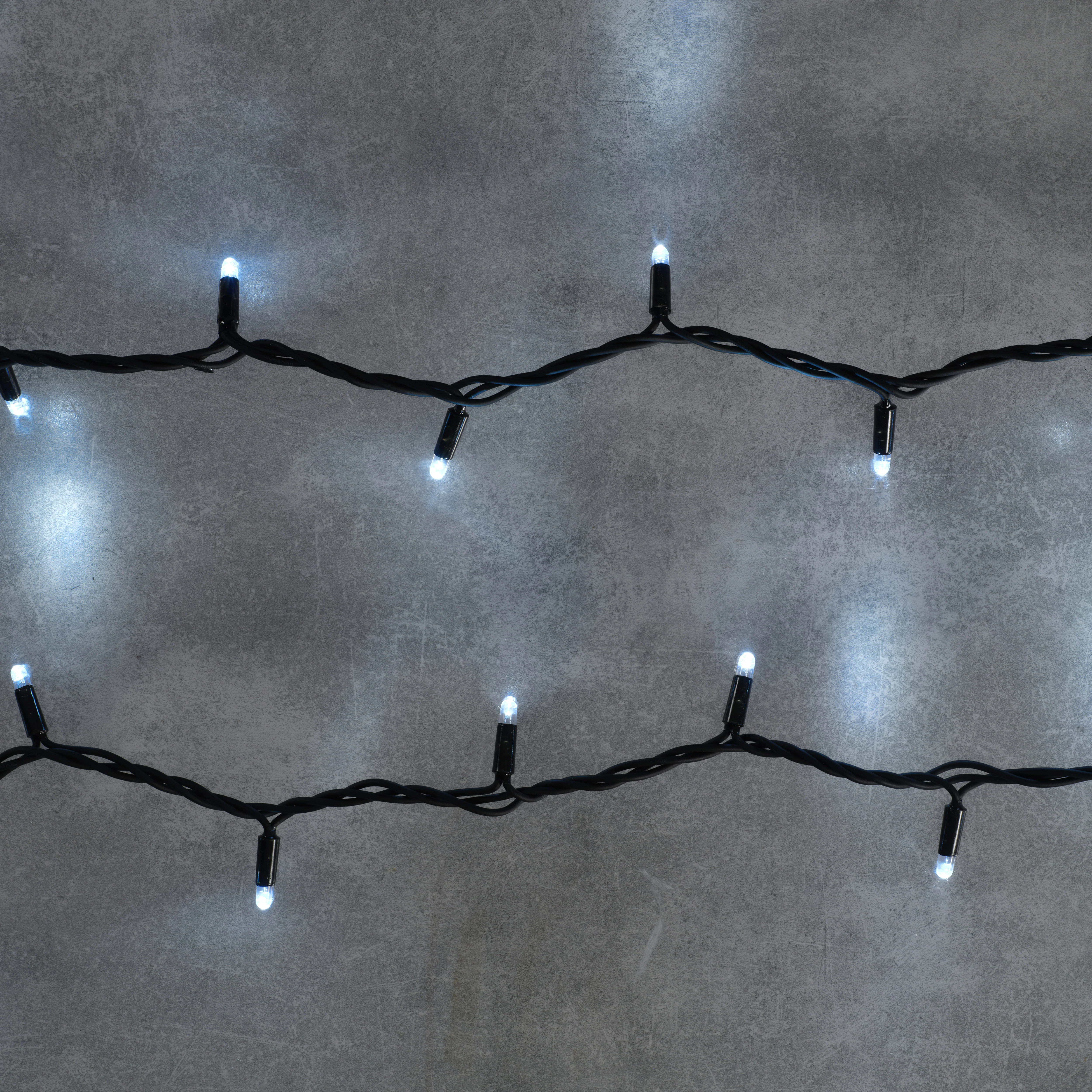 Plus Connect 25m 250 White Connectable Fairy Lights Black Cable - Image 3
