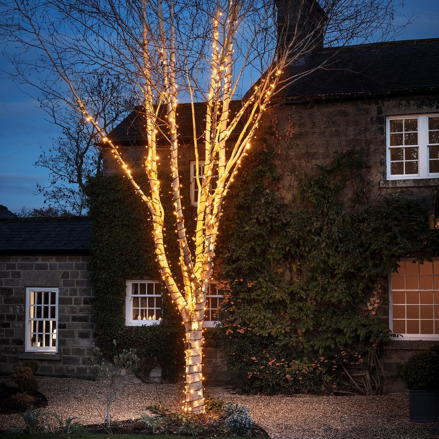 Plus Connect 75m 750 Traditional Warm White Connectable Fairy Lights Black Cable - Image 4