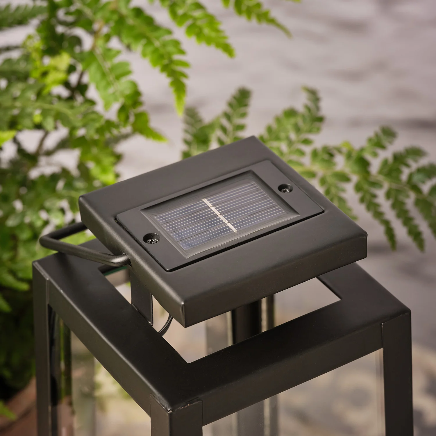 Porto Solar Metal Lantern Trio with TruGlow® Candles - Image 4