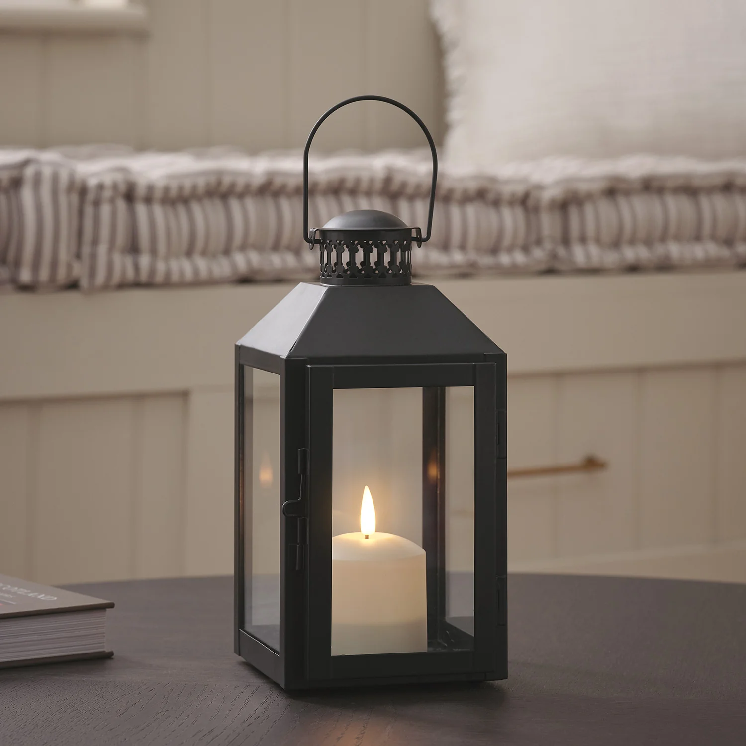 Seaton Lantern with TruGlow® Candle With Remote Control - Image 2