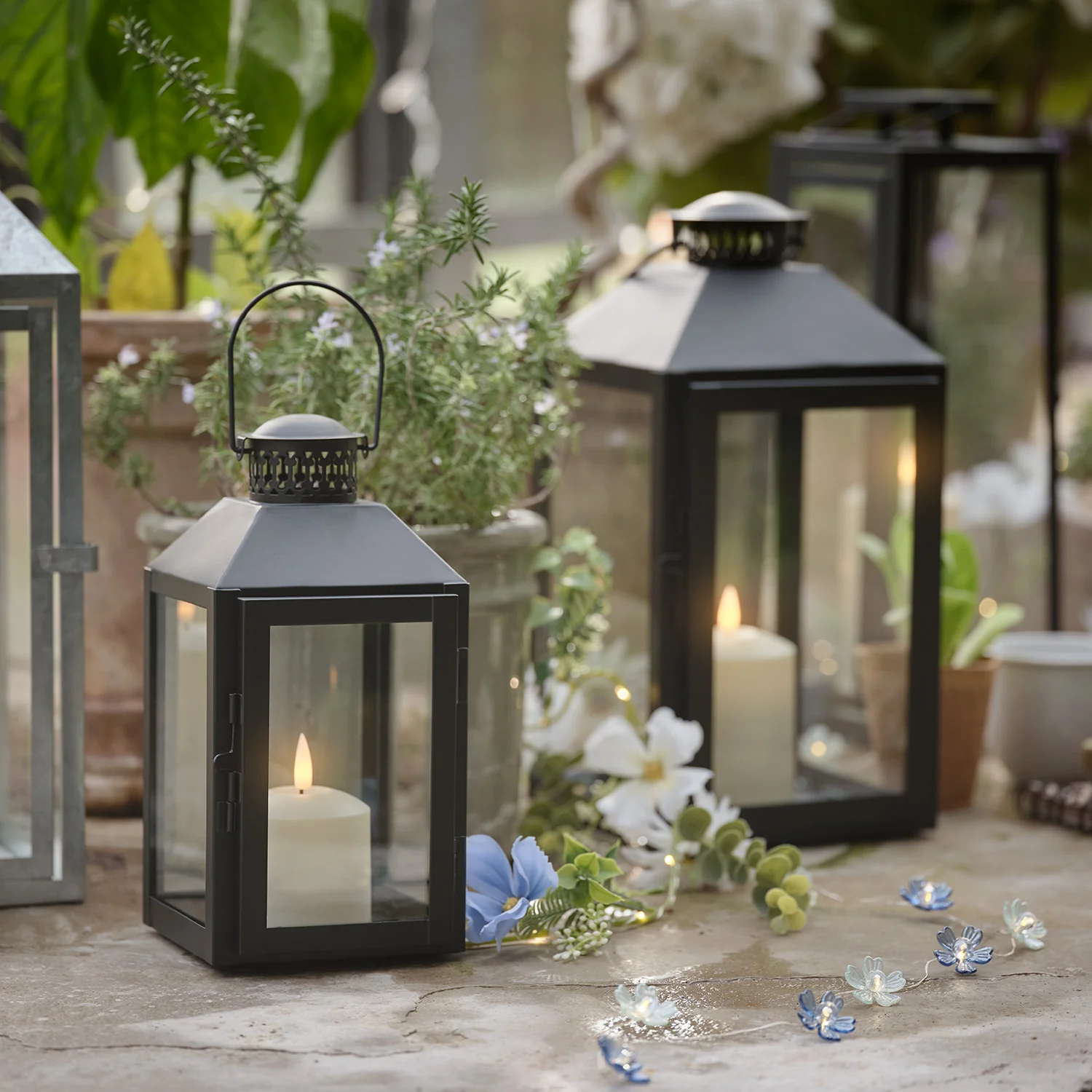 Seaton Lantern with TruGlow® Candle With Remote Control - Image 6