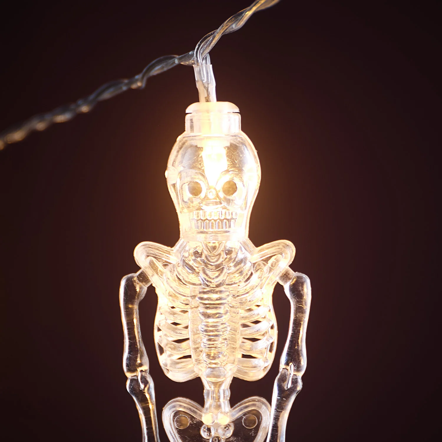 10 Skeleton Halloween String Lights - Image 2
