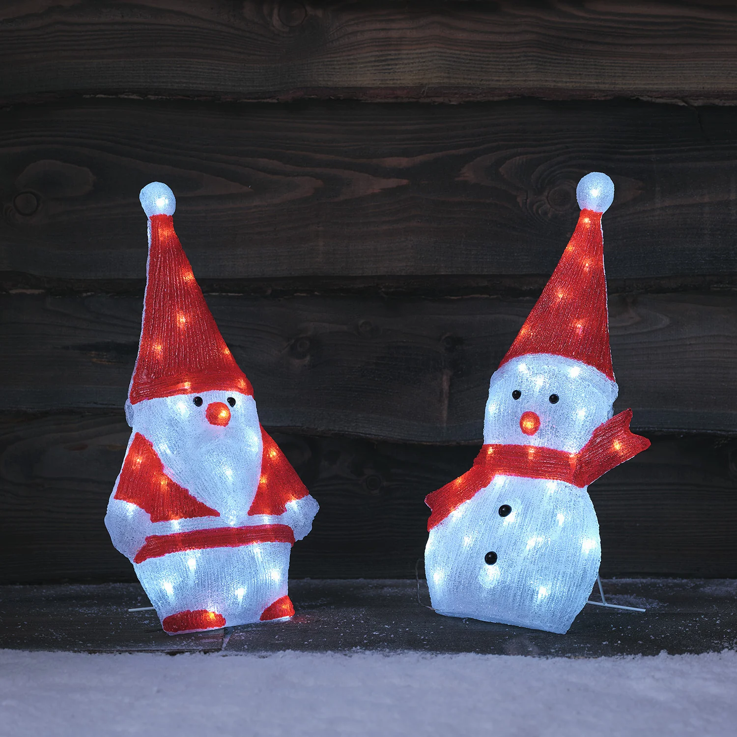 51cm Snowman LED 2D Acrylic Figure - Image 3