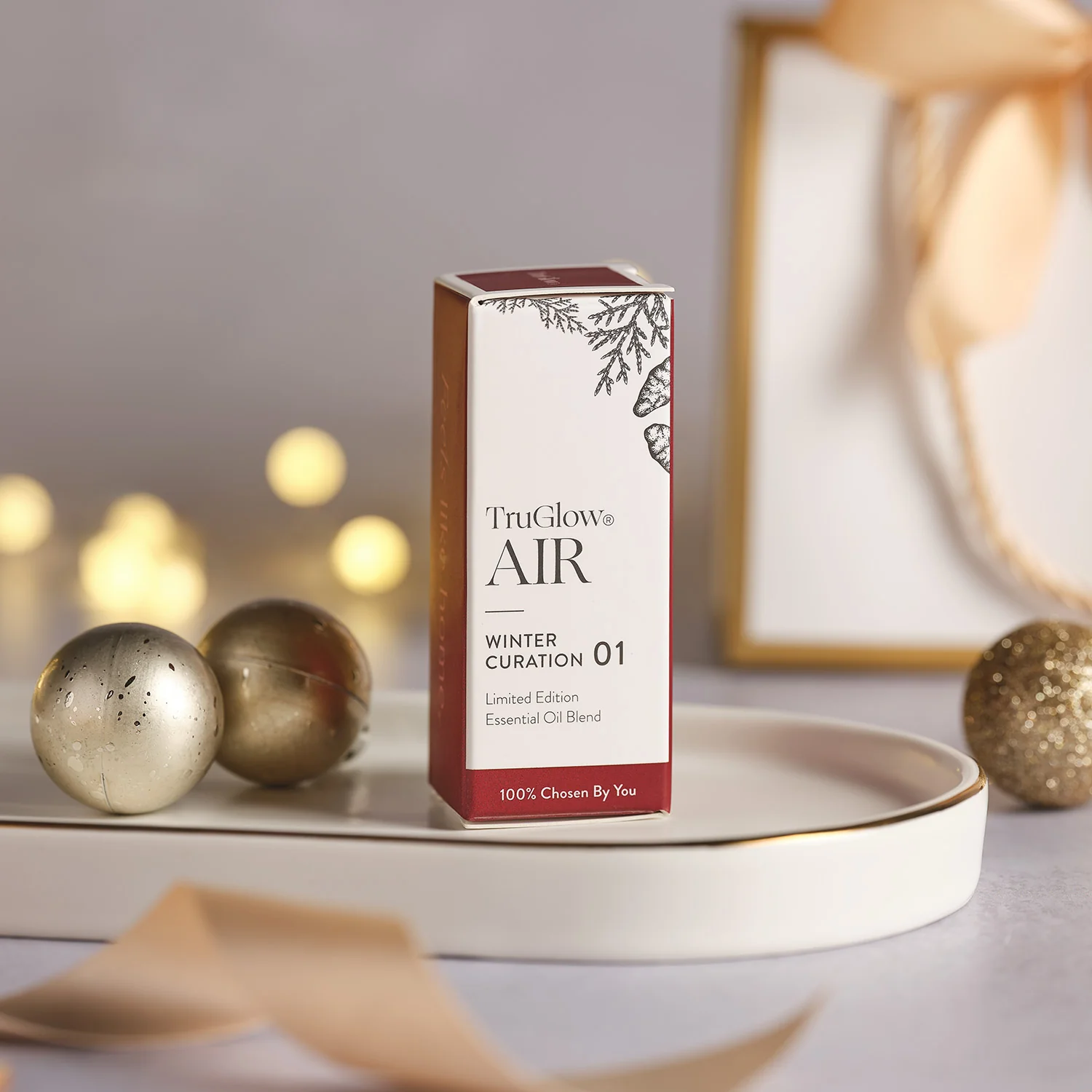 TruGlow AIR® Portable Candle Diffuser & Christmas Morning Fragrance Oil Bundle, Chosen by You - Image 4