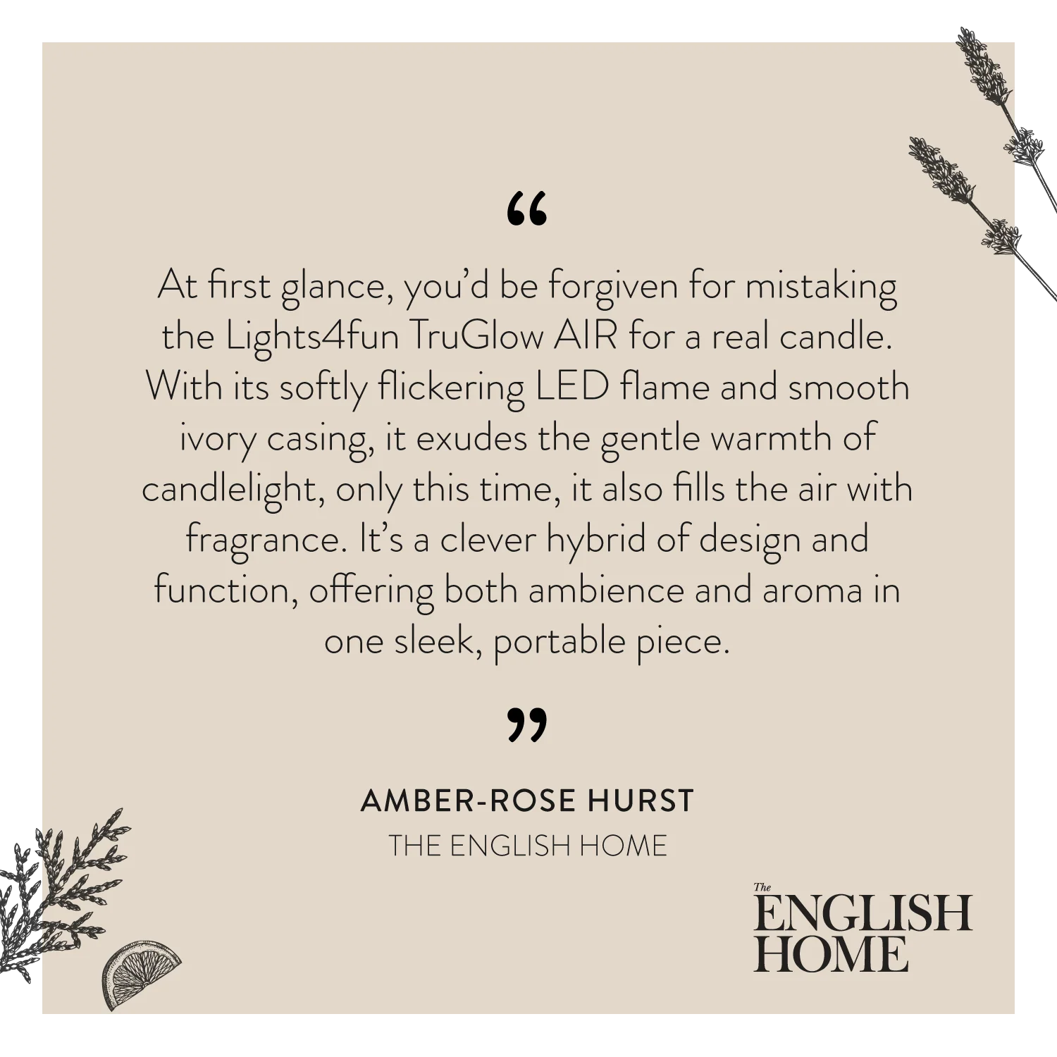 TruGlow AIR® Portable Candle Diffuser & Christmas Morning Fragrance Oil Bundle, Chosen by You - Image 5