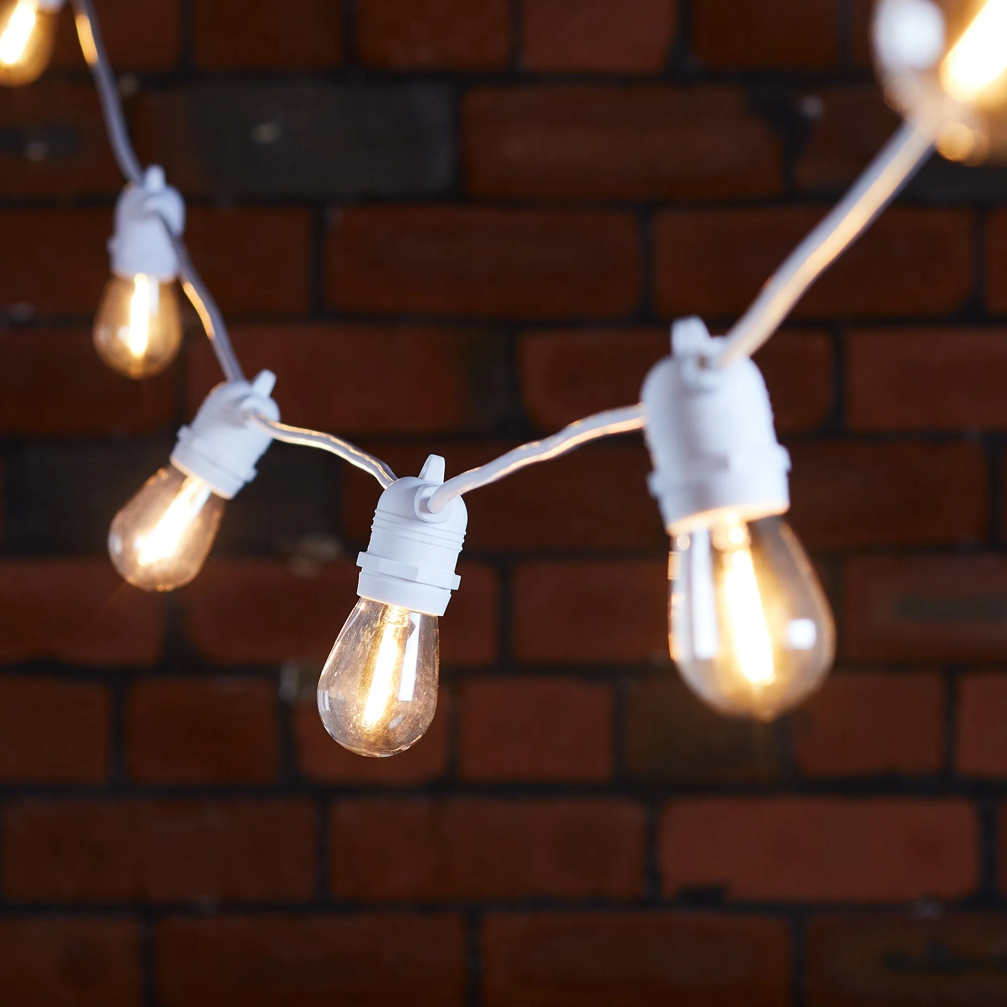 Ultimate Connect 10m 20 Warm White Festoon Lights White Cable - Image 5