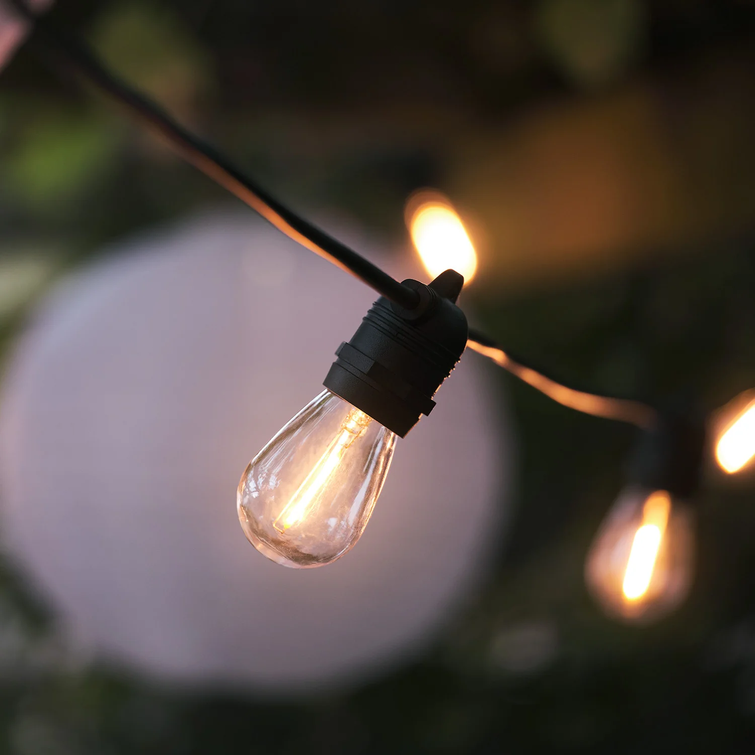 Ultimate Connect 5m 10 Warm White Festoon Lights Black Cable - Image 9